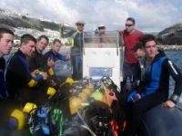 De tre bästa dyken på väst kusten av Gran Canaria nås med båt