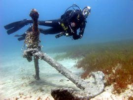 on a PADI Advanced Open Water course, mastering buoyancy control 